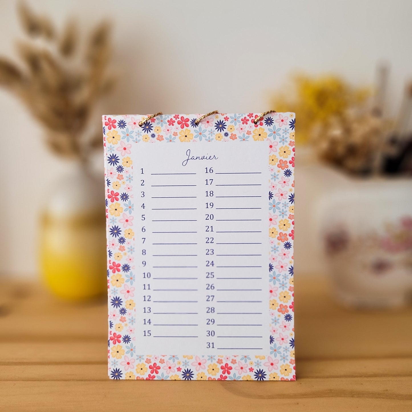 Calendrier des anniversaires