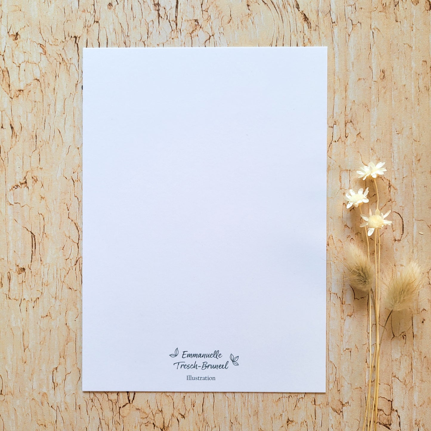 Carte de vœux · "Liberty charmant" · Flower power