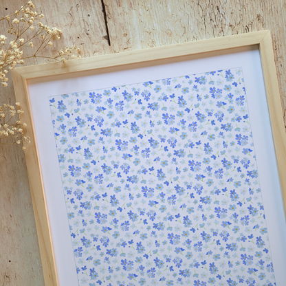 Affiche "Myosotis"